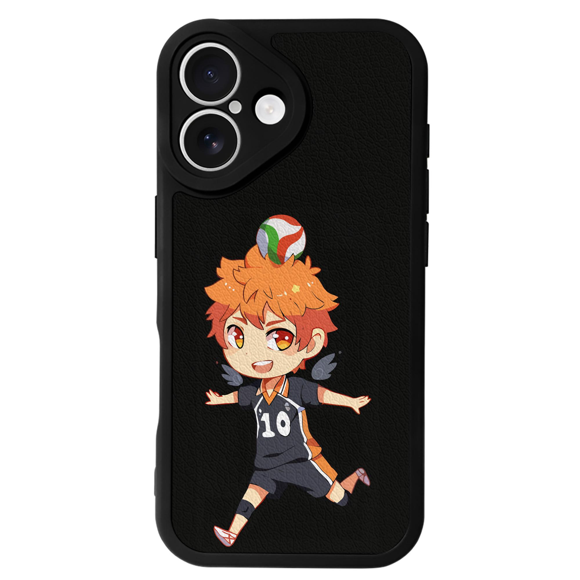 （画像用） ハイキュー!! Haikyu!! 【iPhone 16シリーズ対応】シリコンスマホケース（レザー調） 材質：シリコン